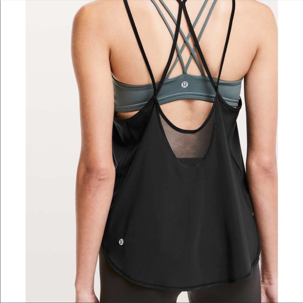 Lululemon Anew strappy mesh tank top SZ 6/8